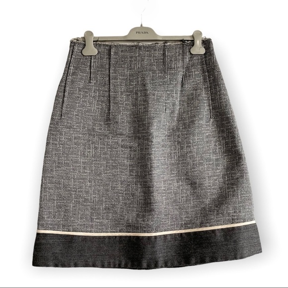 Marni Gray Wool/Silk Blend A line‎ Skirt, Marni - Picture 2 of 15